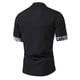 thumbnail image 2 of Ceisia Men's Slim Fit Short Sleeve Henley T-Shirt Solid Color with Printed Cuff Trim Black M Gifts, 2 of 3