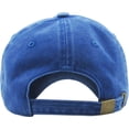 thumbnail image 5 of Pigment Washed Cotton Dad Hat Baseball Cap Adjustable Polo Style, 5 of 7