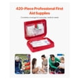 thumbnail image 2 of First Aid Kit 420 Pieces, Large Survival Kit for Home, Car, Camping, 2 of 6