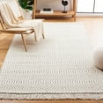 thumbnail image 2 of SAFAVIEH Marbella Rosanne Diamond Area Rug, Ivory/Black, 6' x 9', 2 of 8