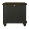 thumbnail image 6 of New Classic Furniture Sevilla 2-Drawer Wood Nightstand in Walnut, 6 of 9