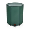 thumbnail image 1 of Goflame Rain Barrel Water Collector Portable Foldable Collapsible Tank,Spigot Filter Water Storage Container, Green (60 Gallon), 1 of 5