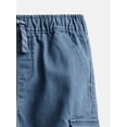 thumbnail image 3 of Wonder Nation Boy’s Wide Leg Cargo Pants, Sizes 4-10, 3 of 4