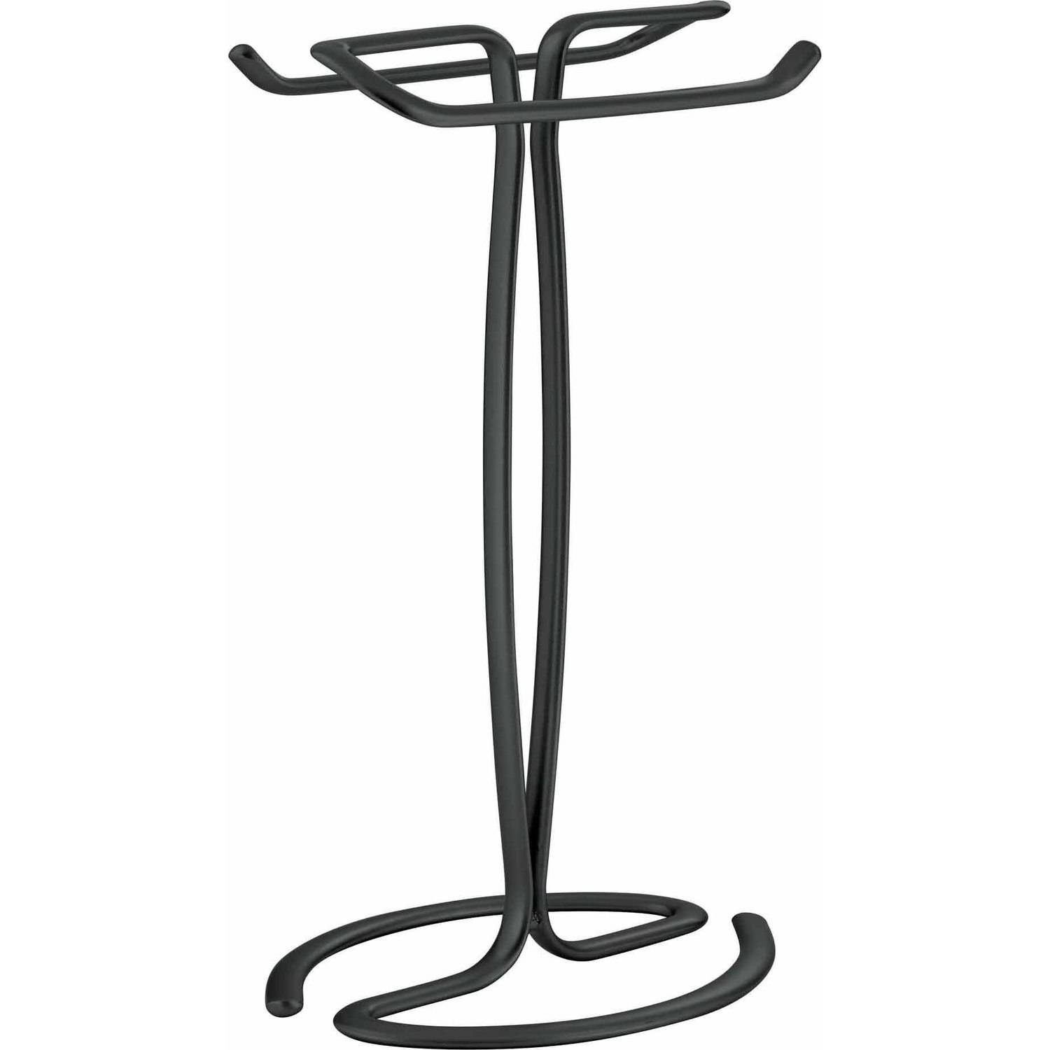 Interdesign Axis Fingertip Towel Holder, Matte Black