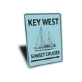 thumbnail image 3 of Key West Sunset Cruises Novelty Sign, Metal Wall Decor - 10x14 inches, 3 of 4