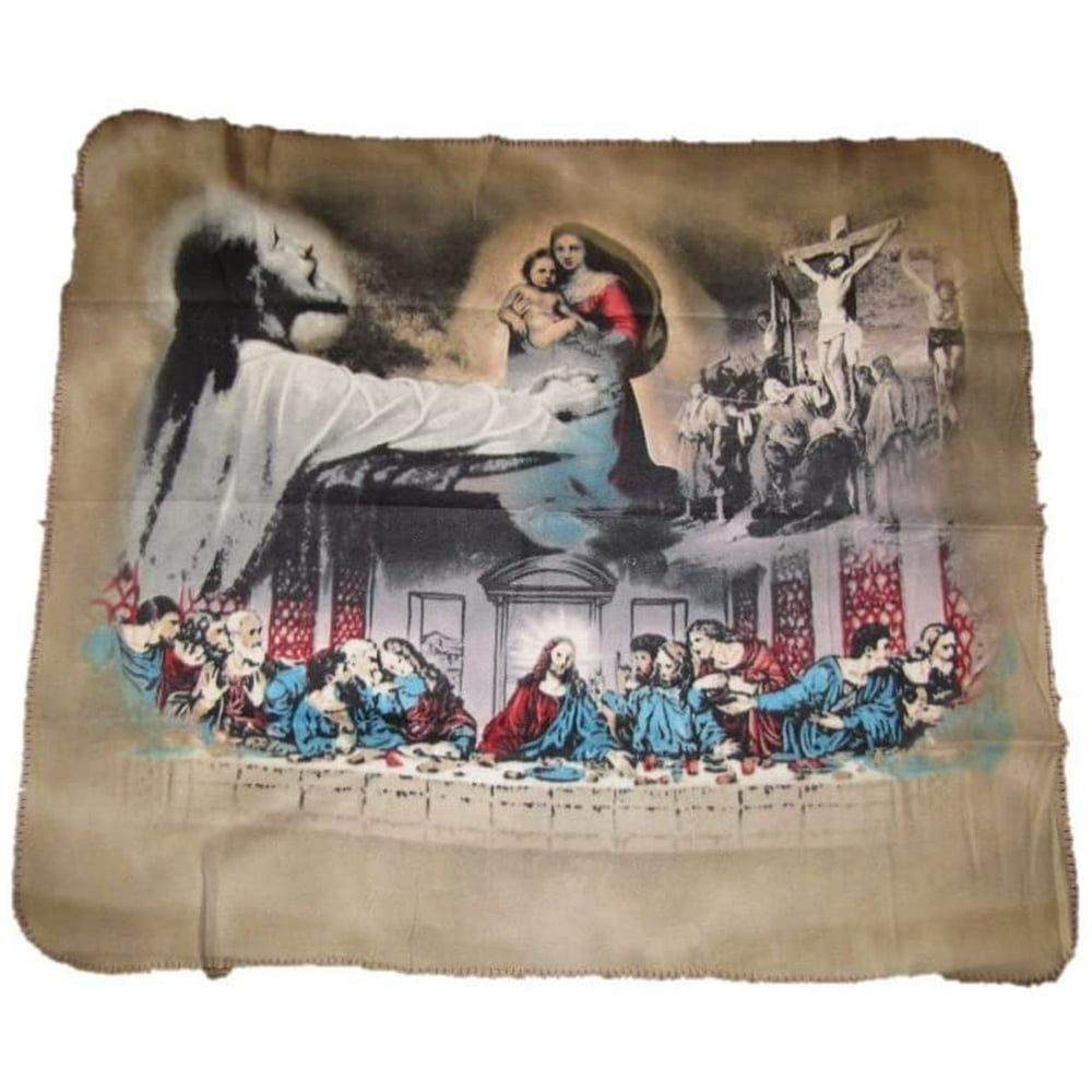Jesus Christ Last Supper Christian Catholic 50x60 Polar Fleece Blanket