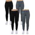 thumbnail image 1 of 4-Pack Women's Classic Fleece Jogger Sweatpants (S-3XL), 1 of 2