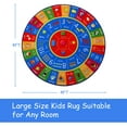 thumbnail image 5 of ChaoLink ABC Educational Area Rug Kids Rugs for Playroom Alphabet Numbers Classroom Rugs Learning Baby Playroom Mat Carpet for Children Bedroom Nursery Playroom ClassroomB, 5 of 8