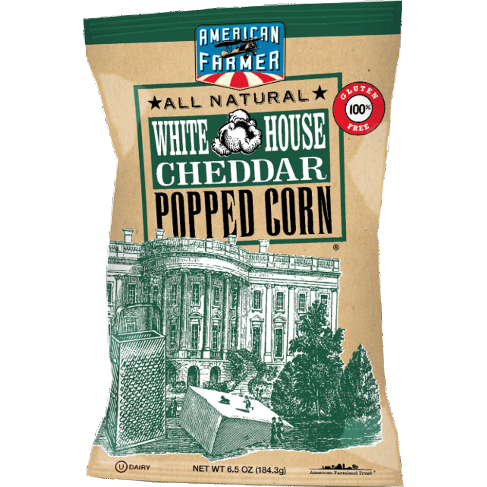 American Farmer White Cheddar Popcorn, 5.5 Oz