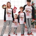 thumbnail image 2 of Pijamas familiares a juego de Navidad, conjunto de pijamas de Dachshund a través de la nieve, gris, 2023, 2 of 4