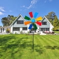 thumbnail image 4 of Colored Metal Windmill Inserts Decoration Garden Ornaments, 119CM, 4 of 5