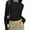 Black, variant on Womens Crew Neck Basic Long Sleeve T Shirt Slim Fit Tees Fall Going Out Crop Tops Cute Tight Shirts