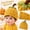 Yellow, variant on Pumpkin Knit Hat for Halloween, Warm and Thick Winter Hat , Cute Fall Knitted Cap, Halloween Costumes Blue