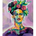 thumbnail image 2 of Vertentes, Jeanette 15x17 White Modern Wood Framed Museum Art Print Titled - Frida v2, 2 of 4