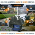 thumbnail image 5 of GenTent Inverter Kit - Running Cover for Fully Encased Generators  - Flame Retardant, Waterproof Vinyl (Standard - Black) Generator Tent, 5 of 6