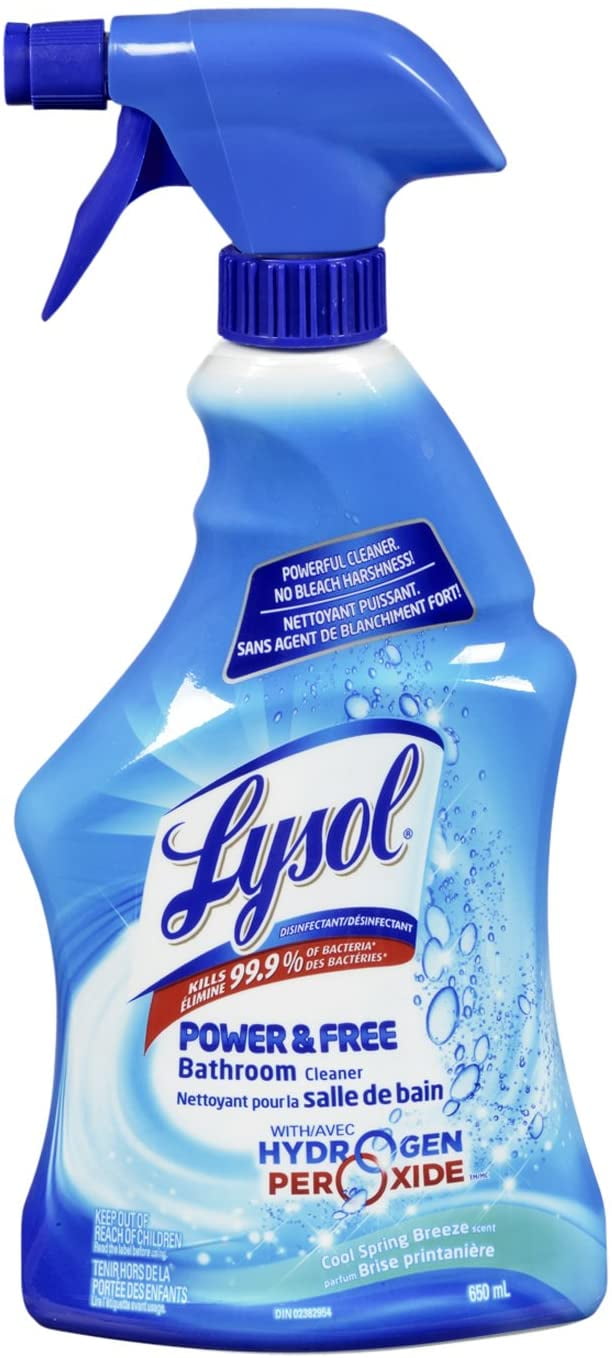 Lysol Bathroom Cleaner with Hydrogen Peroxide Action Cool Spring Breeze