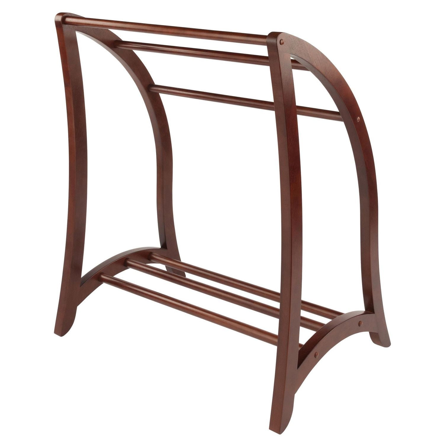 Winsome Quilt Rack in walnut finish - 94036