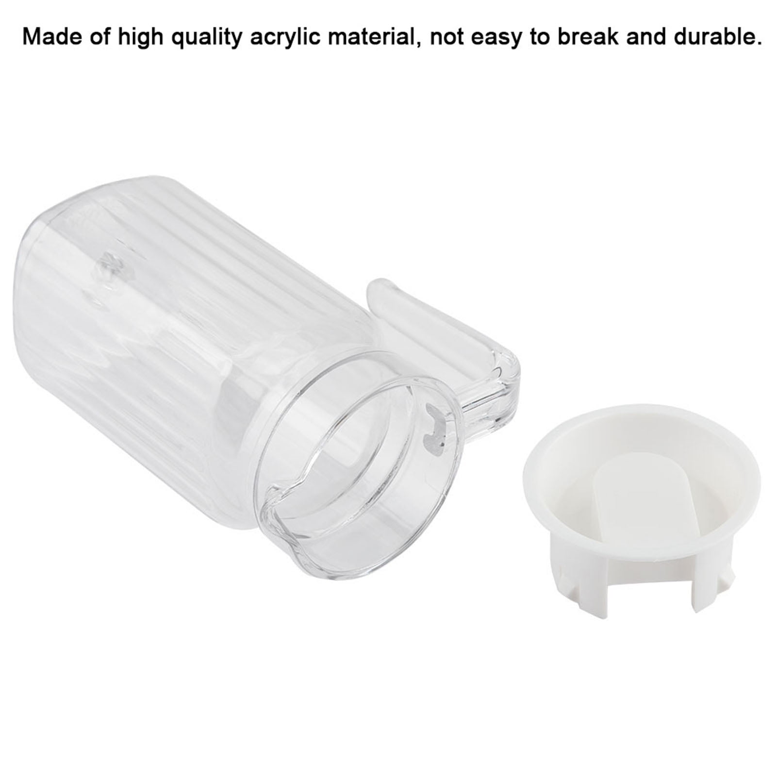 Pichet À Eau -pichet Inox Avec Couvercle Pichet À Jus Transparent Avec Pichet De Jus Froid Glacé