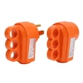 thumbnail image 1 of RV Male Female Connector Set, RV Male Female Plug Set 50A Brass Contactor  for Camping for 6AWG 3C, 1 of 7