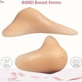 thumbnail image 5 of BIMEI One Piece Lengthened Microporous Mastectomy Prosthesis Women Bra Enhancer Inserts Breast Surgery Lightweight Silicone Breast form,Right,L7, 5 of 11