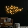 thumbnail image 2 of Glowneon Written In The Stars Neon Sign, Written In The Stars Led Sign, Custom Motivation Quotes, 2 of 5