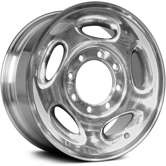 Remanufactured 5-Slot 16x8 inch Rim 8x165 +44mm Polished Gloss Alloy Factory Wheel 52106367AA, 560-02124 For 2000-2002 Dodge Ram