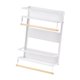 thumbnail image 3 of Estante magnético para especias, organizador colgante multiusos, resistente, de metal, para cocina, para frascos, refrigeradores y objetos pequeños. Blanco, 3 of 9