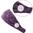 thumbnail image 3 of Diademas con botones Mascarilla para Doctor Enfermera Proteger las orejas Botón de elasticidad Diademas Bandas para el cabello antideslizantes Vhermosa, 3 of 5