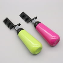 WRISTBIQUE Root Comb Applicator Bottle Hair Dye Comb Plastic Assorted Color 2Pcs