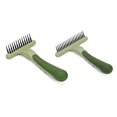thumbnail image 1 of MPP Undercoat Pet Grooming Dematting Tool Pro Groomer Pick Double Row or Long Pin (Both Sizes), 1 of 1
