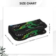 thumbnail image 3 of Wukai Space Dino Cartoon Black Print Big Capacity Pencil Case, Upgraded Canvas Pencil Pouch Large Pencil Bag Organizer,Aesthetic Supply, 3 of 6