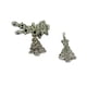 thumbnail image 4 of 50 de estrella de árbol de Navidad decoración colgantes de plata hallazgos joyería, 4 of 6