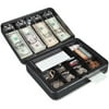 FireKing, FIRCB1209, Key Locking Custom Cash Box, 1 Each, Black,Silver