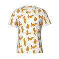 thumbnail image 3 of Naloa Cartoon Squirrel Men's T-Shirt Sport T-shirt Men's Basic Tee Casual Men's Shirt, Round Neck, Short Sleeves - Medium, 3 of 5