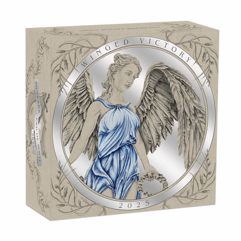 2025 1 oz Winged Victory End of WWII 80th Ann. Proof Silver