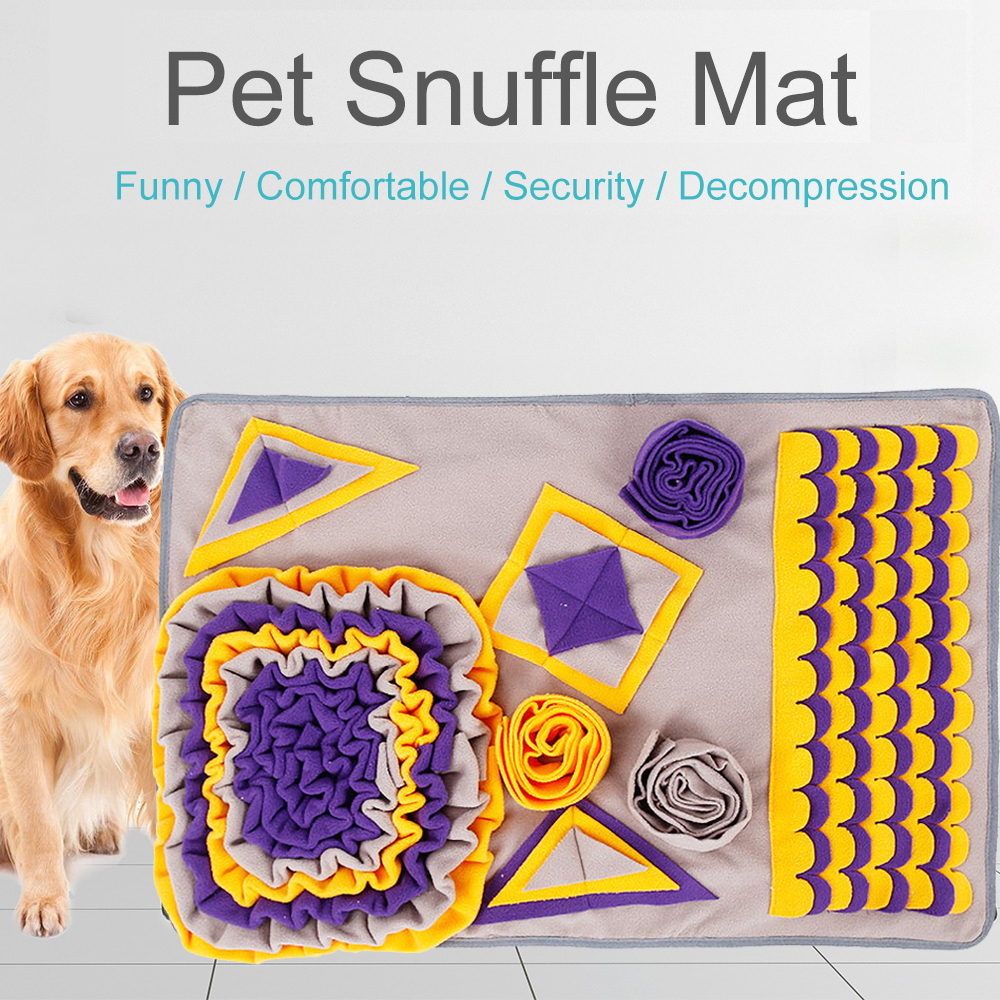 DogLemi Pet Dog Snuffle Mat Pet Dog Snuffle Feeding Mat Activity