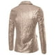 thumbnail image 3 of Ceisia Slim Fit Men's Sequin Blazer with Contrast Lapel Gift, 3 of 3