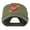 Olive, variant on Image of Heart Arrow Embroidered Cap - Khaki OSFM