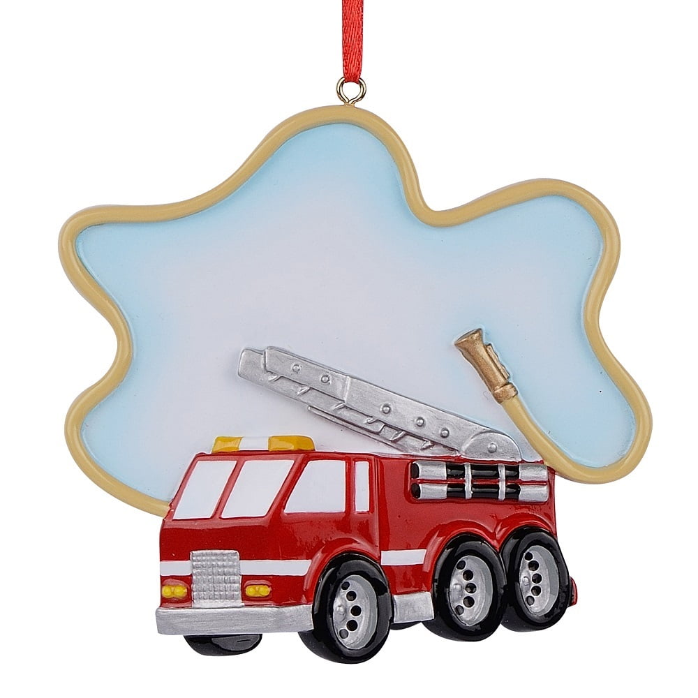 MAXORA Firefighter Personalized Christmas Tree Ornament With Gift Box 