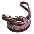 thumbnail image 2 of SPRING PARK Faux Leather Dog Leash - Braided Heavy Duty Training Leash for Large Medium Small Dogs Running and Walking, 2 of 6