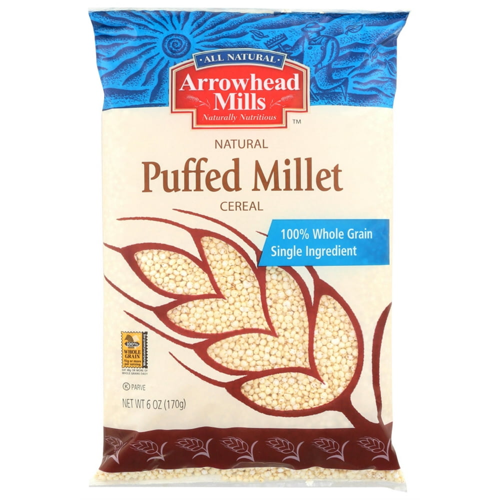 Arrowhead Mills Natural Puffed Millet Cereal, 6 Oz