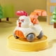 thumbnail image 1 of ToyKingdee Chicken Animal Inertia Engineering Car Car Movable Toy Car Excavator Cartoon Inertia Car White, 1 of 6