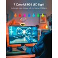 thumbnail image 4 of 2K 50FPS Webcam for PC/, Computer Camera with Fill RGB Lights, 2 Noise-Canceling Microphone, Autofocus and Tripod for Meeting, Live Streaming, Video Calls, Gaming, Works with Zoom, Skype, Teams, 4 of 10