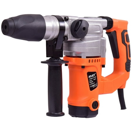 Electric Rotary Hammer Drill 1'' SDS Three Function Combo 1000W w/Chisel