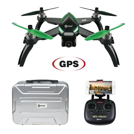 Contixo F20 RC Remote App Controlled Quadcopter Drone | 1080p HD WiFi Camera, Follow Me, Auto Hover, Altitude Hold, GPS, 1-Key Takeoff & Landing, Auto Return +Free Custom Backpack ($50 (Best Quadcopter Under 50)