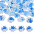 thumbnail image 1 of Encantos de rosa de resina de 23 mm de Uxcell, 60 piezas de gemas de cabochón mini sin perforar para decoración de joyas de bricolaje, encanto a granel para la funda de teléfono, azul oscuro degradado, 1 of 6