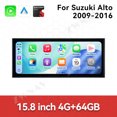 thumbnail image 3 of ZWNAV 15.8 inch Android 15 Car Radio For Suzuki Alto 2009-2016 HD Multimedia Video Player Navigation GPS DVD 4G DSP Stereo Bluetooth, 3 of 15
