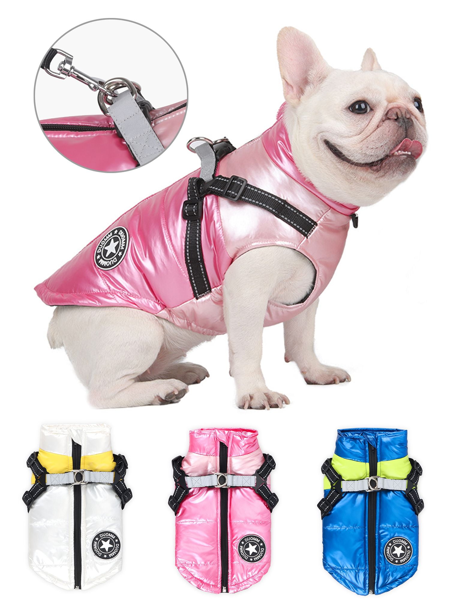 Gustave Reflective Dog Vest Waterproof Winter Coat Cold Weather Pet