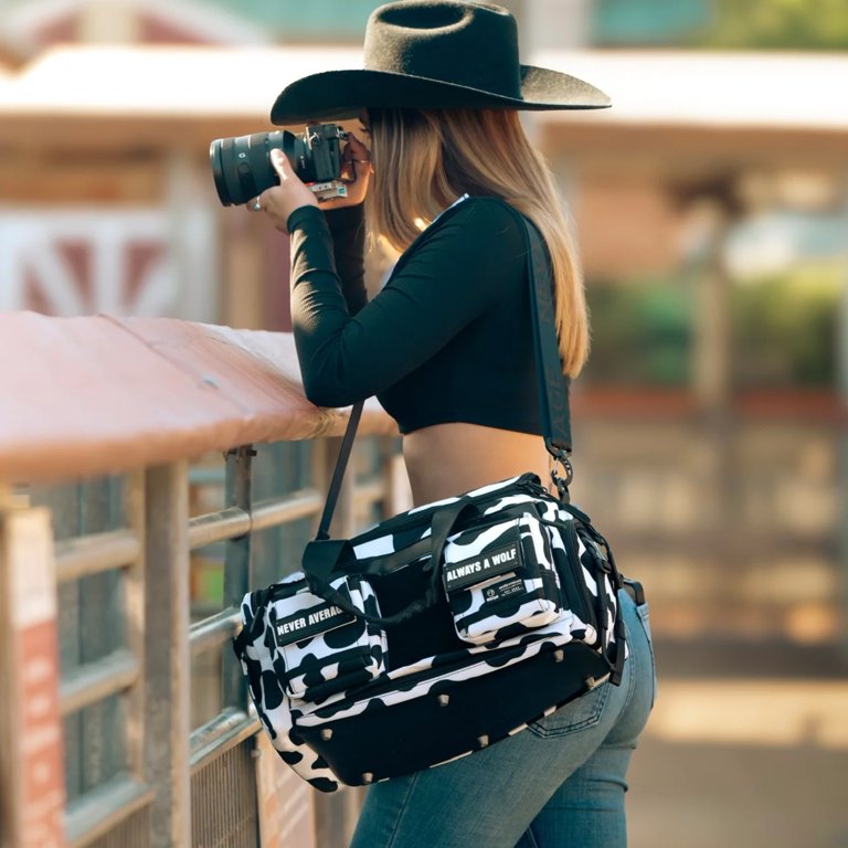 Wolfpak 20L Mini Duffle Bag Black White Cow - Walmart.com