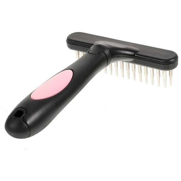 MOKKHNB 1Pcs Handheld Horse Grooming Brush for Large Breed Animals and Horses with Metal and Plastic Construction